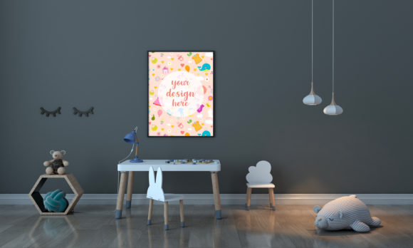 A Modern Minimalist Kids Room or Nursery