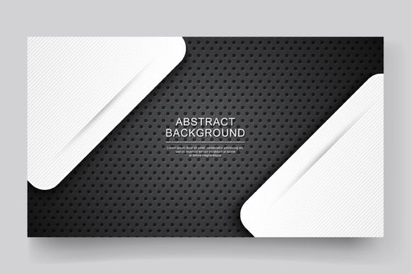 Black and White Background in 3D Design
