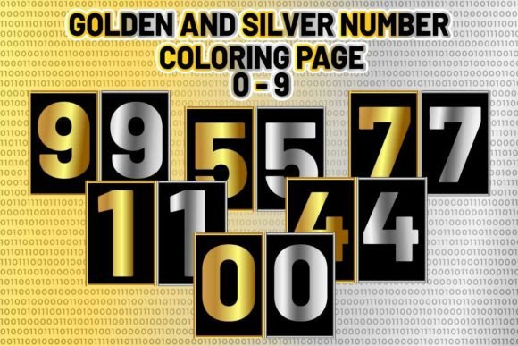 Golden and Silver Number 3D Design: A Creative Bundle for Print and Digital Projects