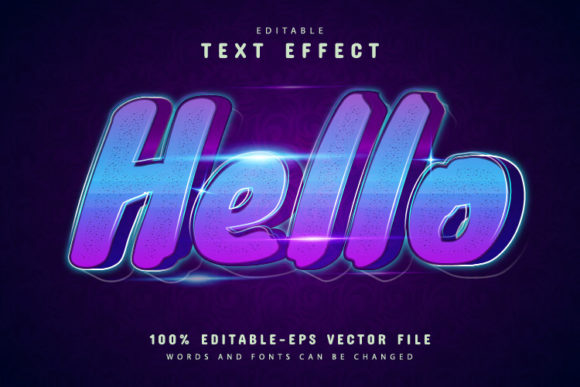 Hello Text Effect 3D Design – A Versatile Tool for Creative Projects