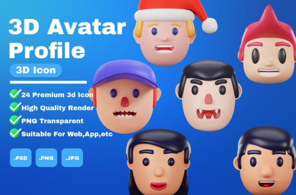 Integrating 3D Design Collection Avatar Head Profiles Into Your Creative Workflow