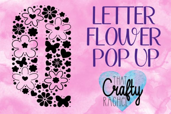 Letter Q Pop Up Flower Template Graphic: A Strategic Tool for Creative and Professional Use