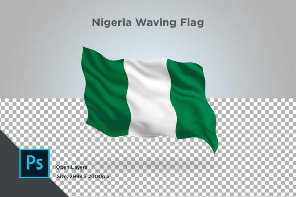 Nigeria Waving Flag – A Vibrant Representation of National Identity in Design