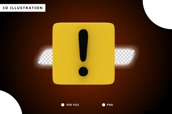 Yellow Warning Sign Symbol 3D Design: A Strategic Tool for Visual Communication